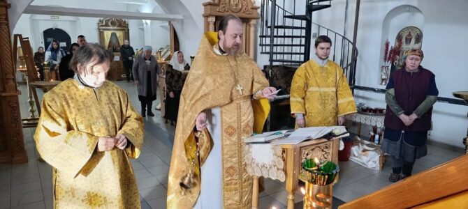 Молитвенно почтили память иеромонаха Серафима (Калинина).