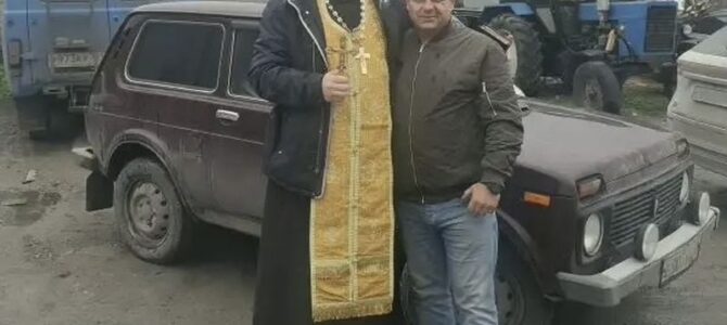 Прихожанин Донского храма пожертвовал автомобиль для нужд воинов СВО